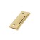 Iron loop, 48x33x1 mm, brass color