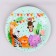 Paper plate "Safari", set, 6 pcs