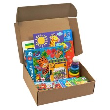 Set. The package is large with IQ games for the development of creative thinking (2-5 years). With a pyramid