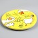 Disposable paper plate "Goose", 18 cm, set 6 pcs.