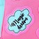Youth backpack on lightning, mint/pink color
