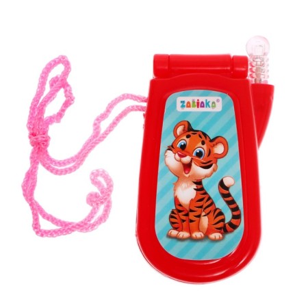 Musical phone "Adventures", Russian voice acting, lighting effects, works from batteries, mix-2