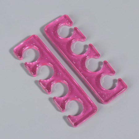 Separators for/fingers 9.5*2.7 cm silicone (pair) roses packet nakl QF-1