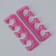 Separators for/fingers 9.5*2.7 cm silicone (pair) roses packet nakl QF