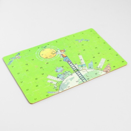 Puzzle according to the numbers "Dinosaurs", 60 pcs., 8x12.5x4 cm-2