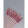 Makeup brushes, set - 13 pcs, 10 - 22 (± 1) cm, lilac color
