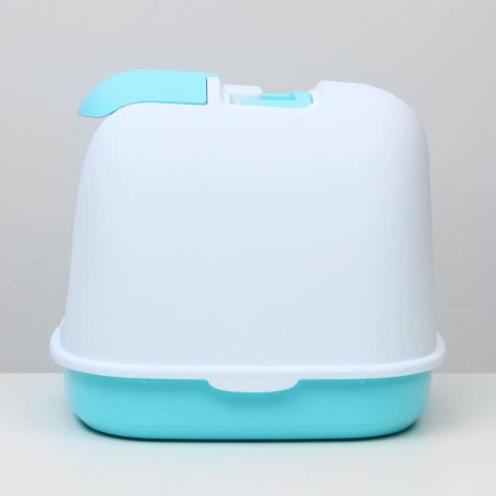 Closed toilet with a scoop, 47 x 40 x 39 cm, white and white-2