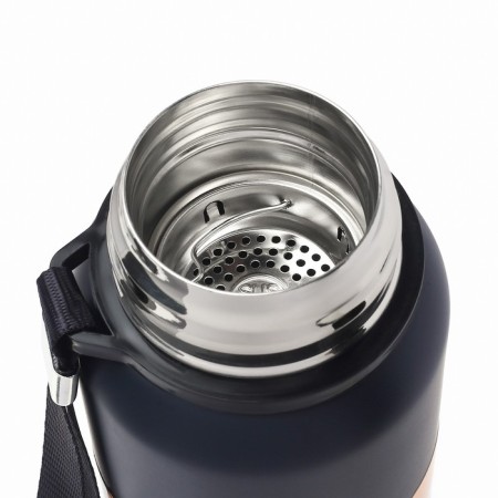 Thermos, 1 l, the journey "Master K.", with a circle, retains heat 24 hours, with sieve-3