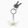 Acrylic key a keychain "Queen", 3.8 x 6 cm