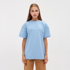 Women's T-shirt Minaku Oversize Fit: Blue color, river 42