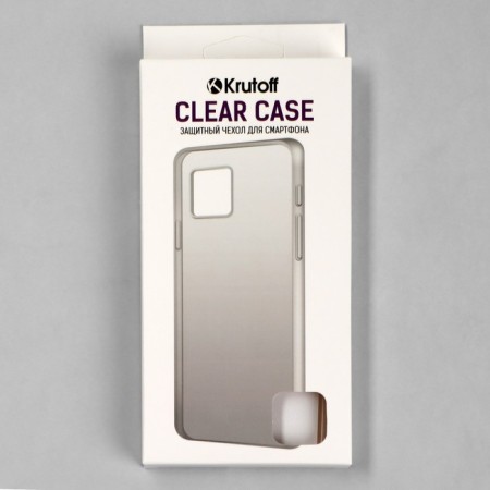 Krutoff cover, for iPhone 14, silicone, transparent-3