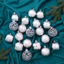 Set of balls plastic D-6 cm, 20 pcs 
