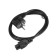 Power cable Cablexpert PC-186-Ml12-1M, Schuko-C5, 10 A, black