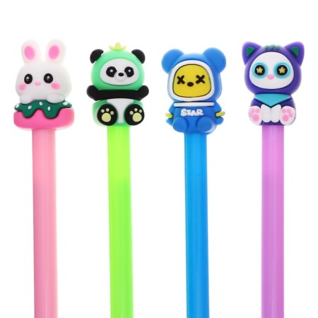 Gel Helly-Great, blue rod, little animals mix-4
