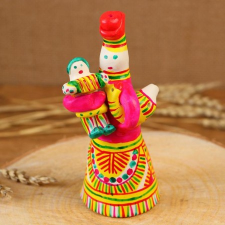 Filimonovskaya toy "Baryna with a child"