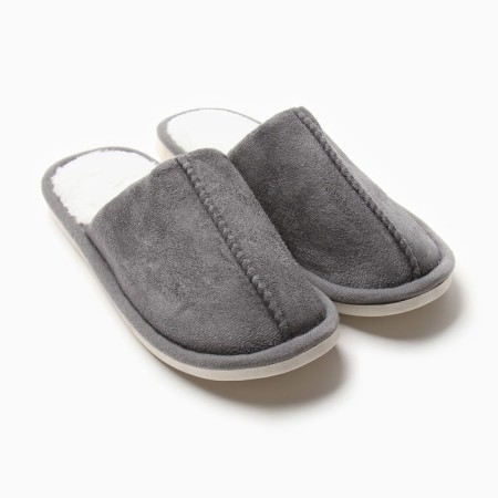 Women's slippers 36-37, gray color-1