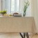Ethel tablecloth ECO, Milk color, 110x136/+-6 cm, 70% HL, 30% linen, 190 g/m2
