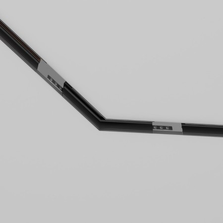 Corner Connector 135 ° Exign built under GCL 9.5 mm, black-3