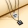 Pauls of pair pendants "We are so different"