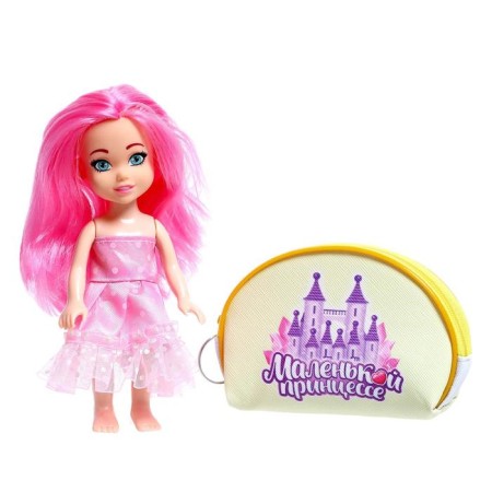 Doll "Little Princess", a gift set with a wallet, mix-1