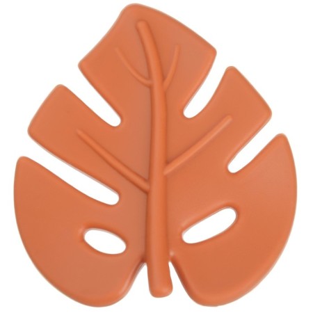 Silicone teething "Tropics", yellow/orange color, mum & baby-6