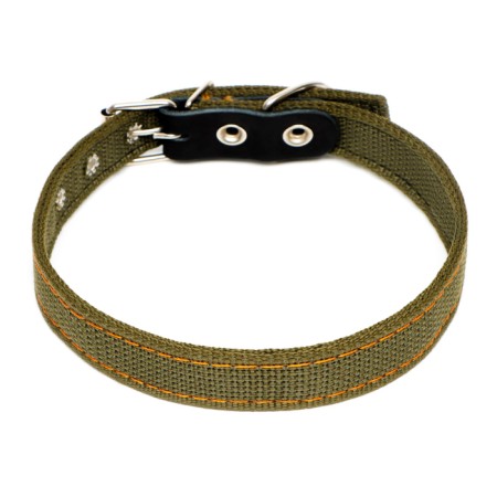 The collar of a canvas two-layer, 54 x 2.5 cm, Osh 35-45 cm, khaki-1