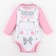 Body crush me "Daddy's daughter", white/pink, height 62-68 cm