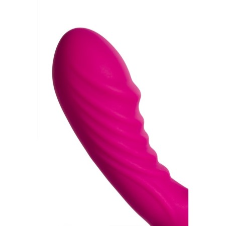 Point G with vacuum-wave stimulation Jos Shani, silicone, 12 cm, pink color-3