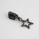 Semi -automatic castle for lightning "Spiral", No. 7, decorative, 10 pcs, black nickel color