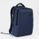 Male backpack on lightning, "saxi", outer pocket, blue color