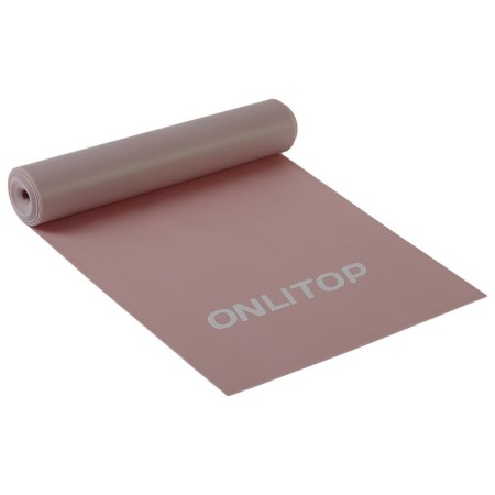Эспандер ленточный для фитнеса ONLYTOP, 150х15х0,04 см, 10 кг, цвета МИКС-9