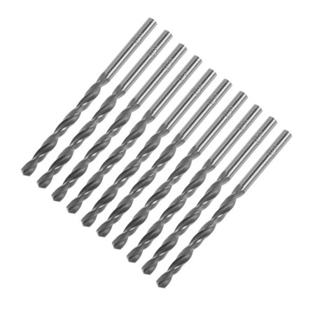 Tundra metal drill, HSS, cylindrical shank, 4 x 75 mm, 10 pcs.