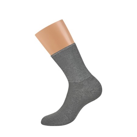 Women's socks mini cotone, size 39-41, Grigio color-1