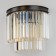 Sconces Citilux "Martin" CL332322, 35x33 cm, 1x60W, E14, brown color