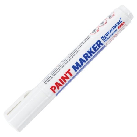Marker-painting (Lakovka) 6.0 Brauberg Pro Plus Extra, Nitro-base, White-11