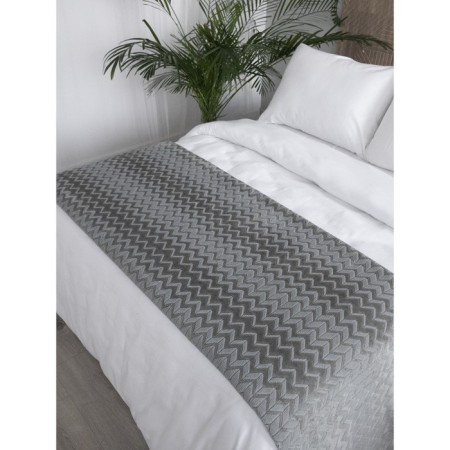 Plaid was valid "zigzag", size 220x240 cm, color gray color-1
