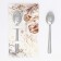 Spoon souvenir on the card "New Year's collection: miracles in the new year", 3 x 14 cm