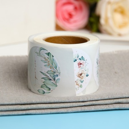 Stickers for flowers and gifts "Beauty inside you", 4.4 x 4.4 cm, 252 pcs.-1