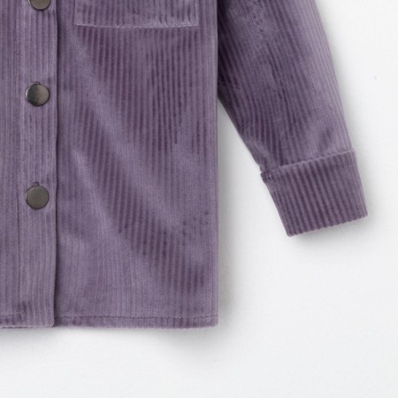 Kids Kaftan "Velvet", size 34 (122-128), purple color-7