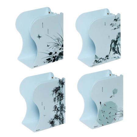 Book standing stand "Nature", 3 departments, metal, mix
