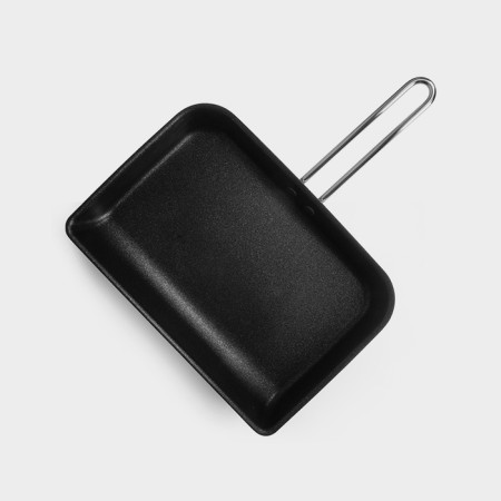 Luxstahl fish pan, 28x18.6x4.2 cm, anti -stick coating, stainless steel, induction-2
