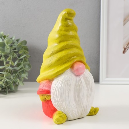 Piggy bank "Gnome buzzing grass" 22 x 12.5 x 11.5 cm-2