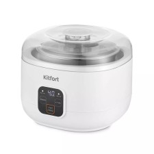 Yogurtnitsa Kitfort KT-6082, 15 W, 1000 ml, 1 capacity, timer, metal, white