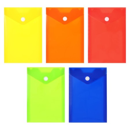 Folder-convert on the button, A6, 180 microns, vertical, glossy, mix