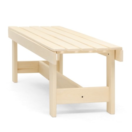 A bench (bench) wooden from linden 150 x 45 x 42 cm, without a back, for a bath and a summer residence-3
