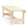 A bench (bench) wooden from linden 150 x 45 x 42 cm, without a back, for a bath and a summer residence