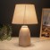 Table lamp "Diana" E14 40W white with a golden patina 22x22x35 cm