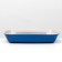 The toilet is rounded with a mesh of 33.5 x 25 x 6 cm, beige/blue