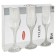 Set of glass glasses for champagne Tulipe, 200 ml, 3 pcs