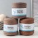 Knitted yarn secondary 90% cotton, 10% p/e, 100m/450 ± 50 g (coffee with milk) mix